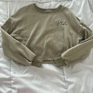 P'tula Sage Green Cozy Top